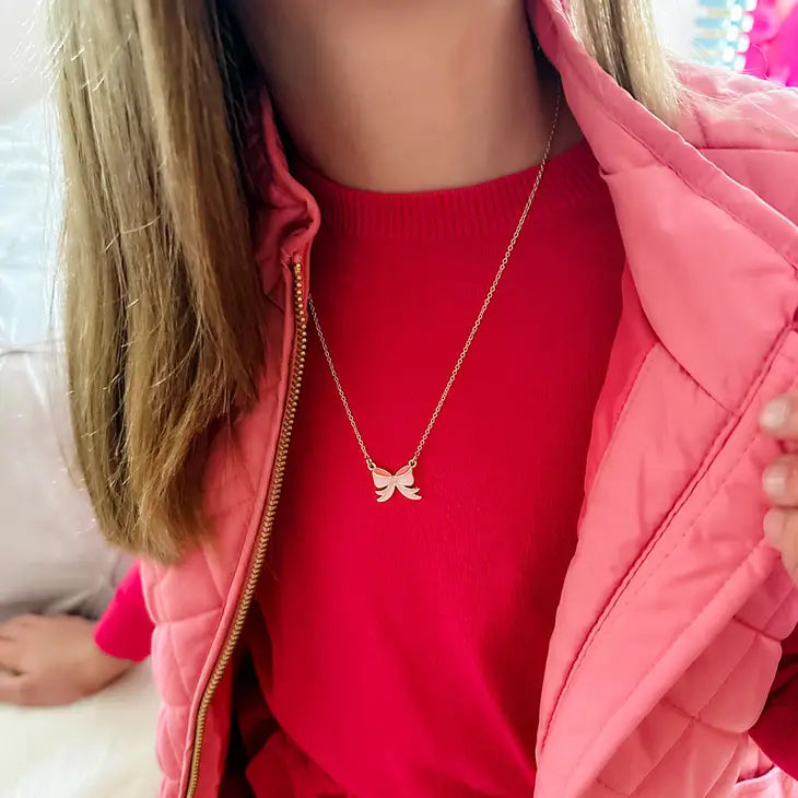 Zoey Bow Necklace
