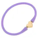 Bali Heart Bead Silicone Children's Bracelet
