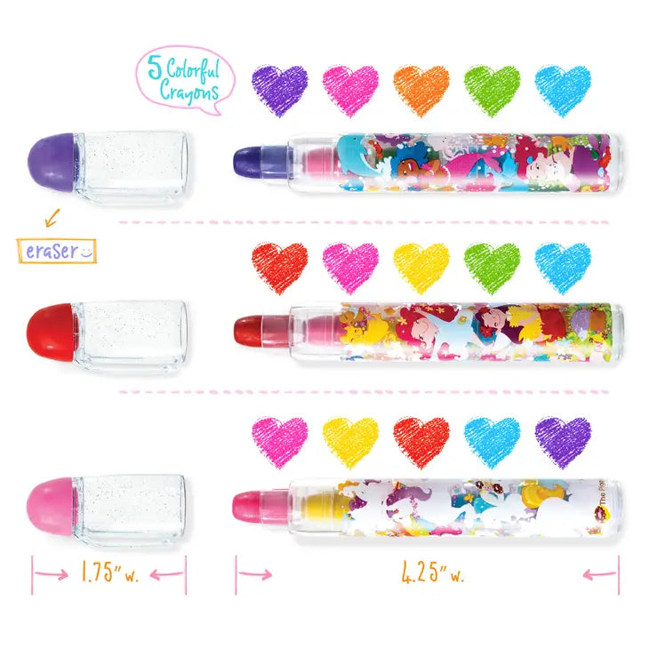 Color Stack to Go Erasable Crayons- Believe in Magic