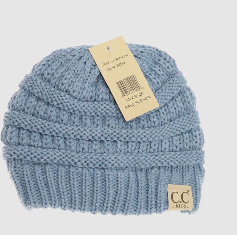 CC Kids Blue Beanie