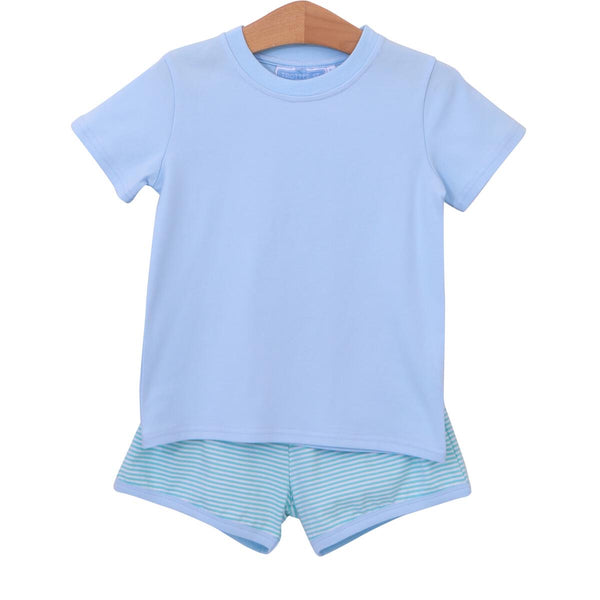Thomas Short Set mint/blue