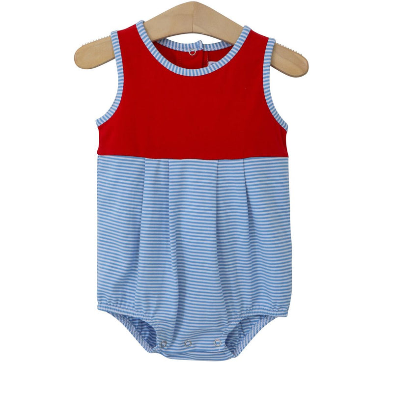 Charlie Blue Striped Bubble