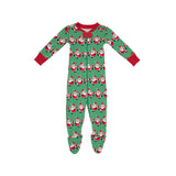 Knox's Night Night Footed - Chris Kringle Kickline/Richmond Red 0/3m, 3/6M, 6/12m, 12/18m