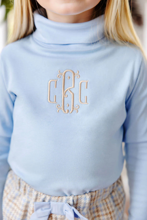 Tatums Turtleneck - Beale Street Blue