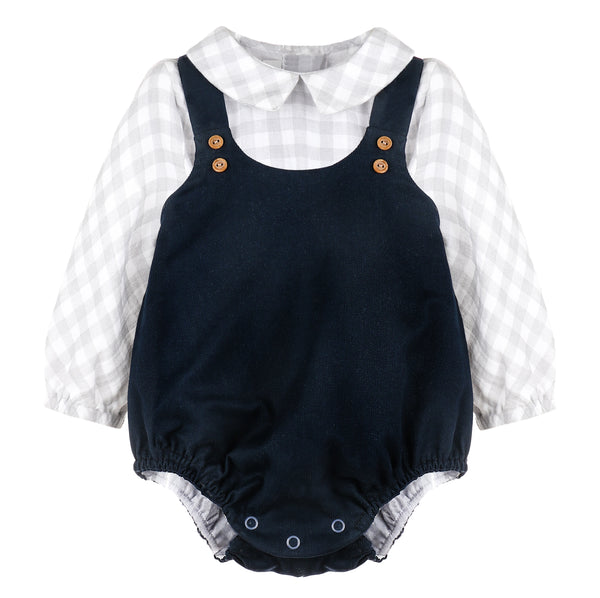 Brooks Navy Bubble Set 6m, 24m