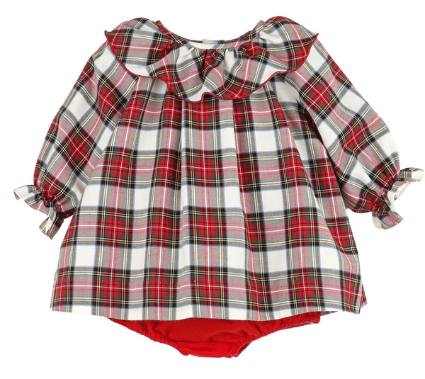 Steward Plaid Ruffle Float 6m, 12m, 24m