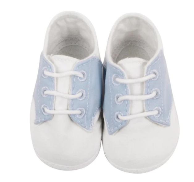 Batiste Saddle Oxford Crib Shoes