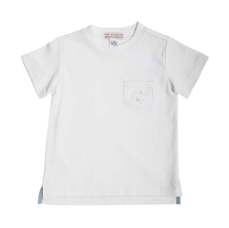 Carter Crewneck- Worth Avenue White