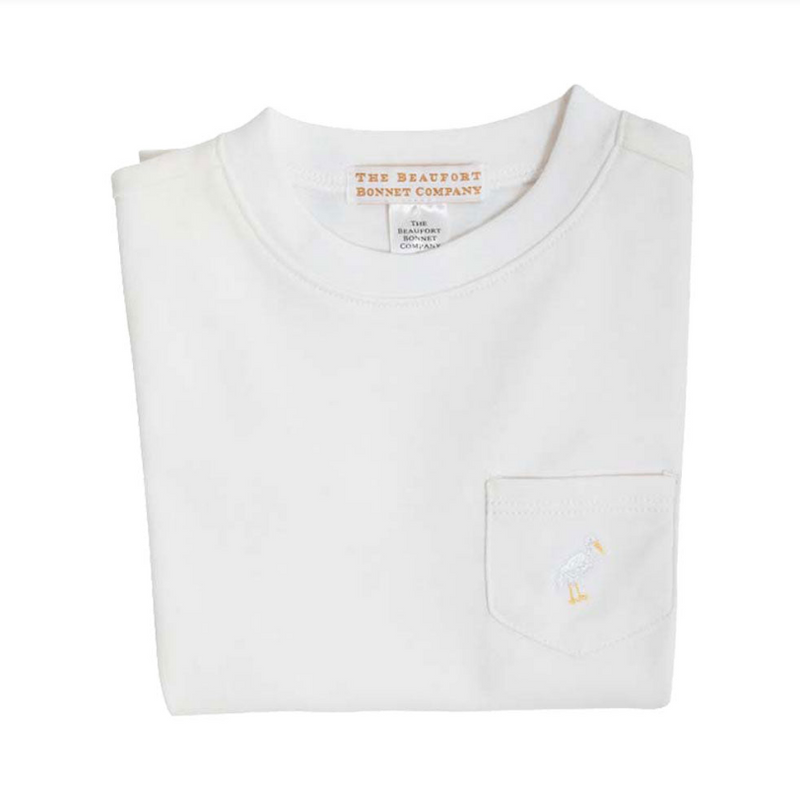 Carter Crewneck- Worth Avenue White