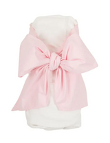 Palm Beach Pink Bow Swaddle