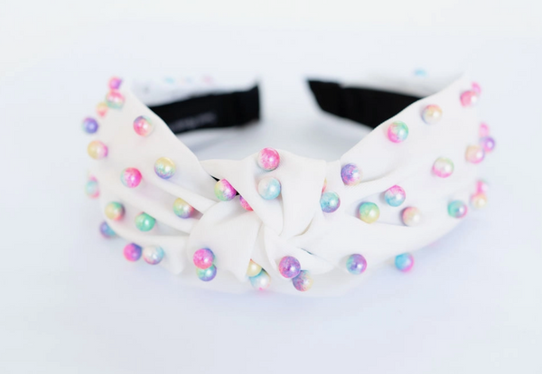 Rainbow Pearl Headband