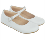Big Girls” Leather Mary Jane (white)