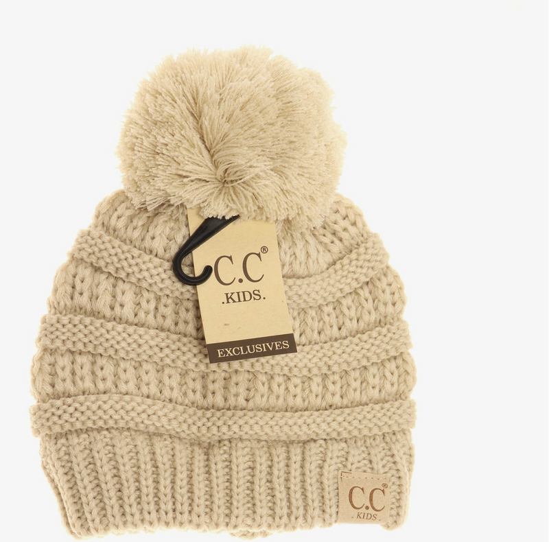 CC Solid Pom Beanie