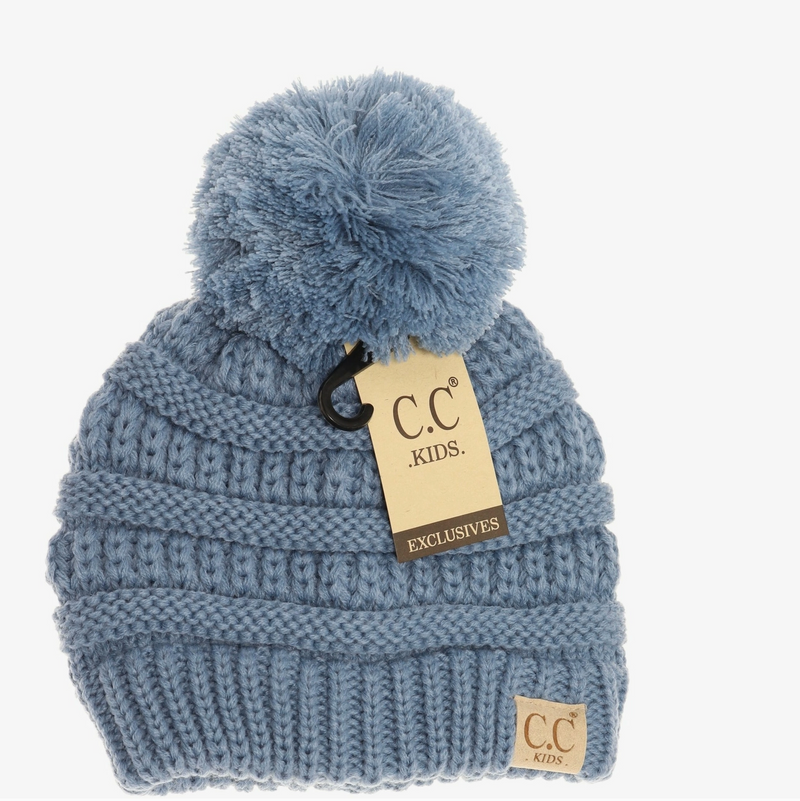 CC Solid Pom Beanie