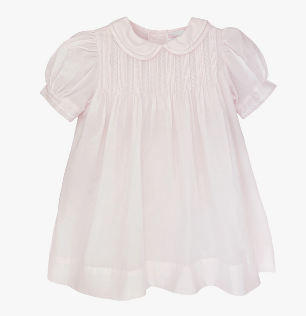 Dress with Pintucks and Featherstitching