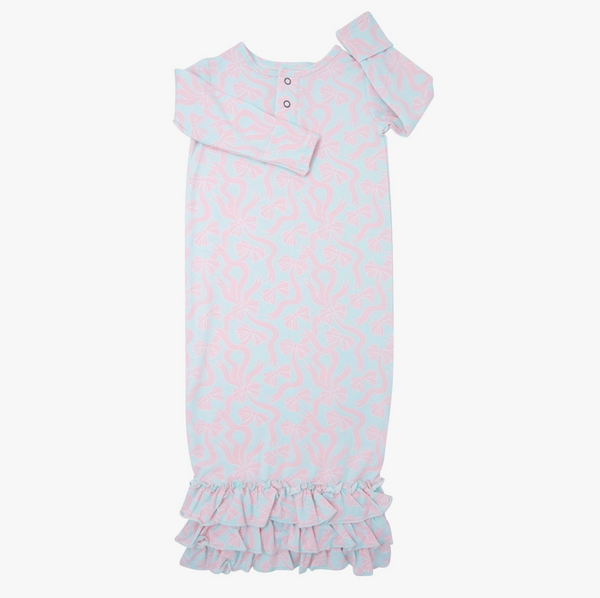 Ruffle Gown- Darling Bows