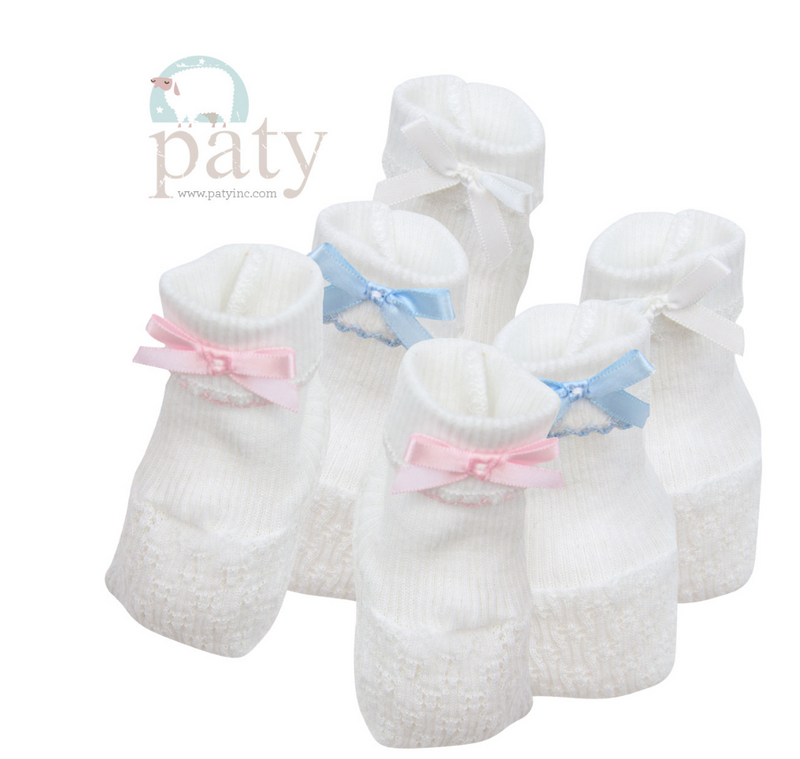 Paty Booties Pink with Bow
