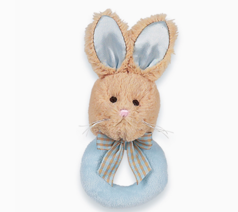 Lil' Bunny Tail Ring Rattle