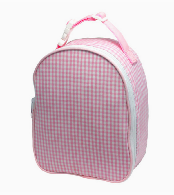 Pink Gingham Gumdrop Lunchbag
