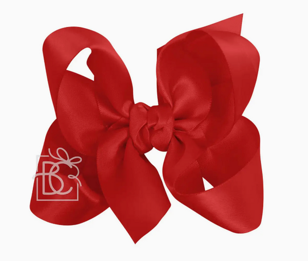 L 4.5" Satin Bow on Alligator Clip