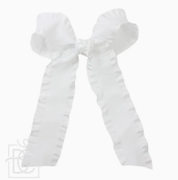 Double Ruffle Tail Bow