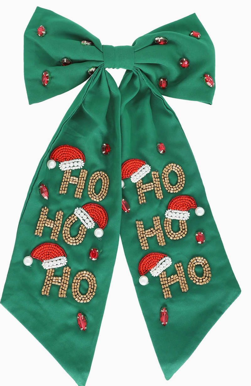 Ho Ho Ho Bow (multiple colors)
