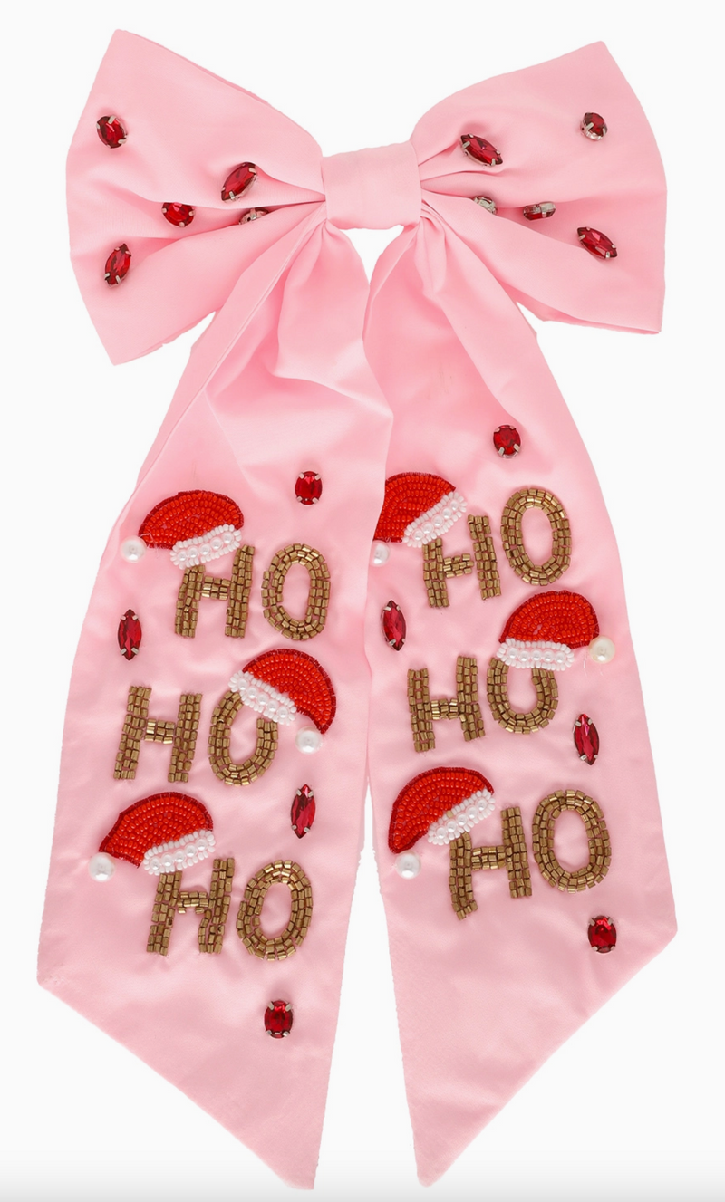 Ho Ho Ho Bow (multiple colors)