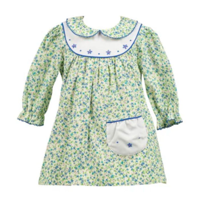 Woodland Floral Yoke Dress