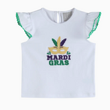 Mardi Gras Ruffle Shirt