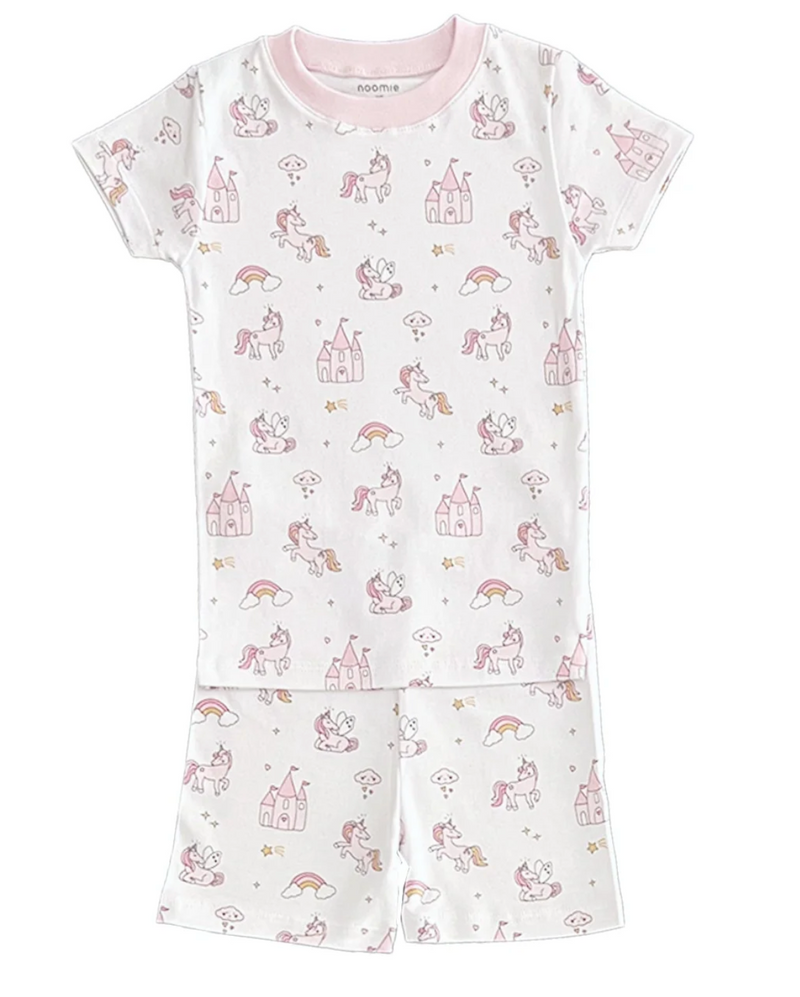 Unicorn Short Sleeve Pajama Set