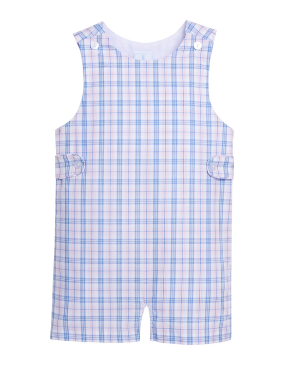 Button Tab John John Albany Plaid