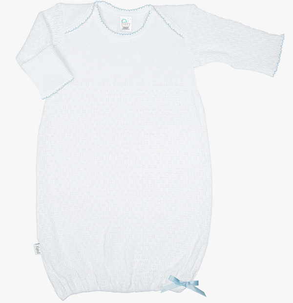 Overlap Shoulder Gown No Bow