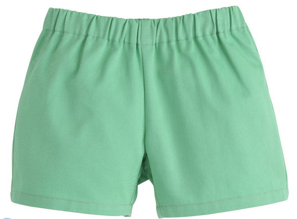 Green Twill Shorts
