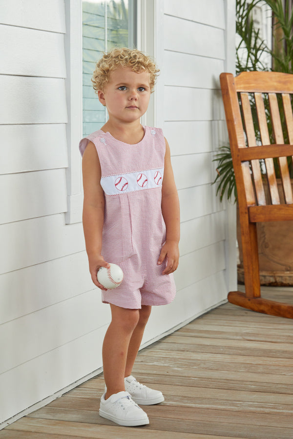 Vintage Baseball Romper