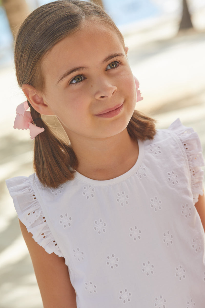 Wilder Tank White Eyelet