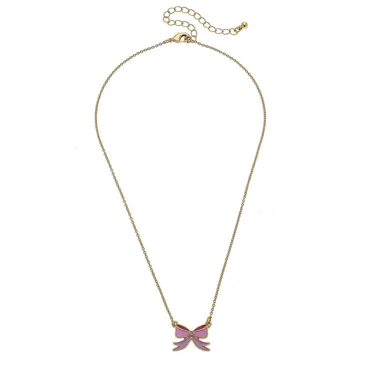 Zoey Bow Necklace