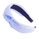 Light Blue Top Knot Headband