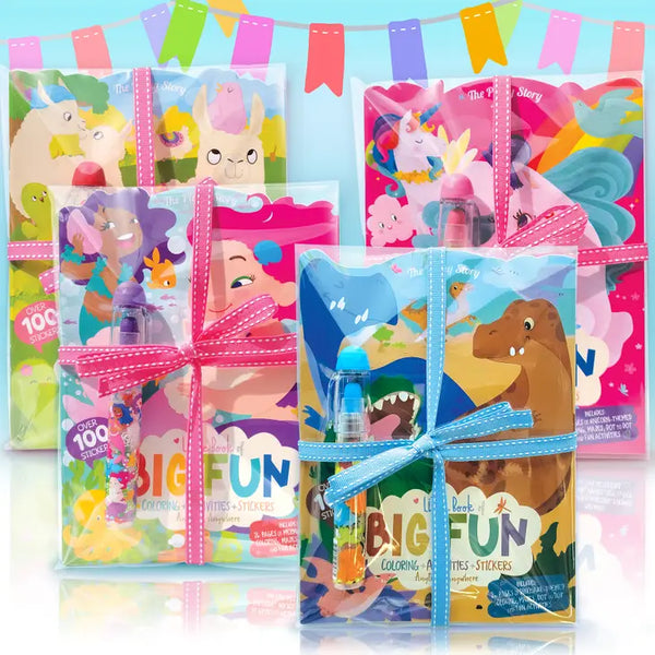 Activity Book & Stackable Crayon Gift Set