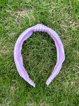 Light Pink Top Knot Headband