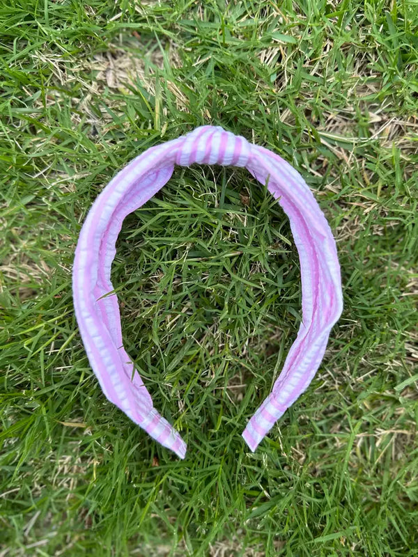 Light Pink Top Knot Headband