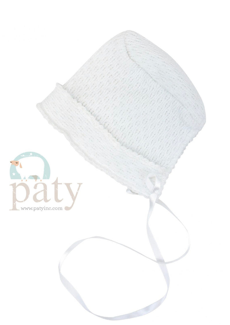 Paty Bonnet white/blue