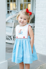 Vineyard Sailboat Girl Dress