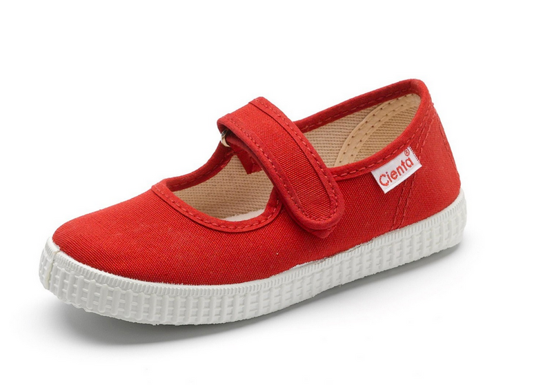 Red Mary Jane Velcro
