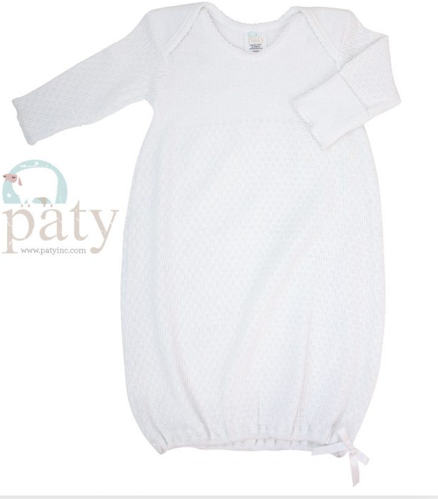Paty L/S Lap Shoulder Gown