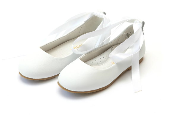 Sylvie Laced Leather Flat
