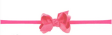 Grosgrain Small Bow Headband Nylon 3.5"