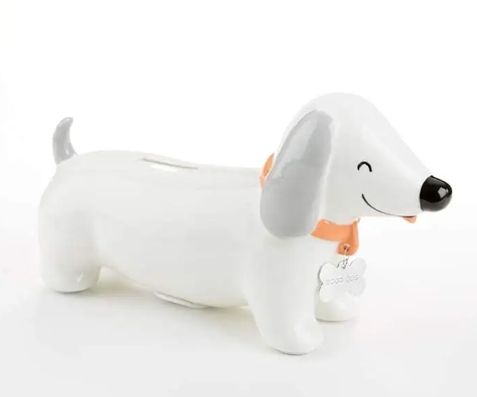 Puppy Porcelain Bank