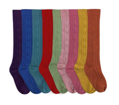 Jefferies Cable Knit Knee Highs