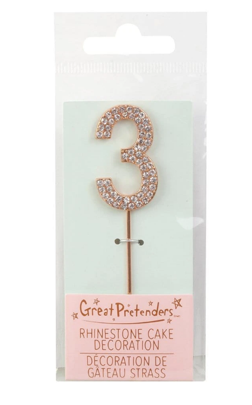 Rhinestone Cake Topper