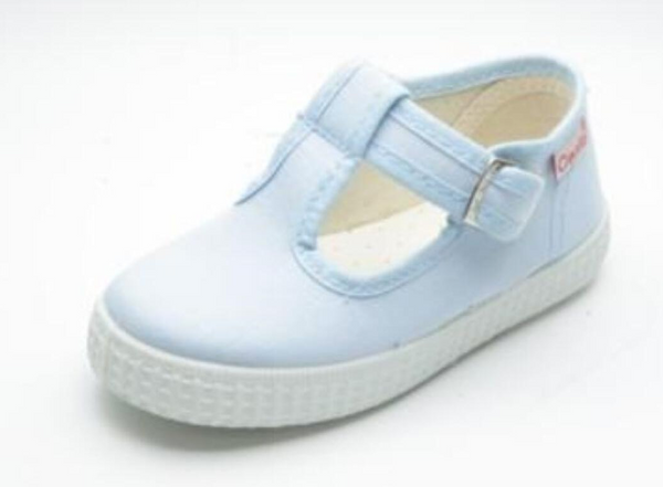 Light Blue T Strap Cientas